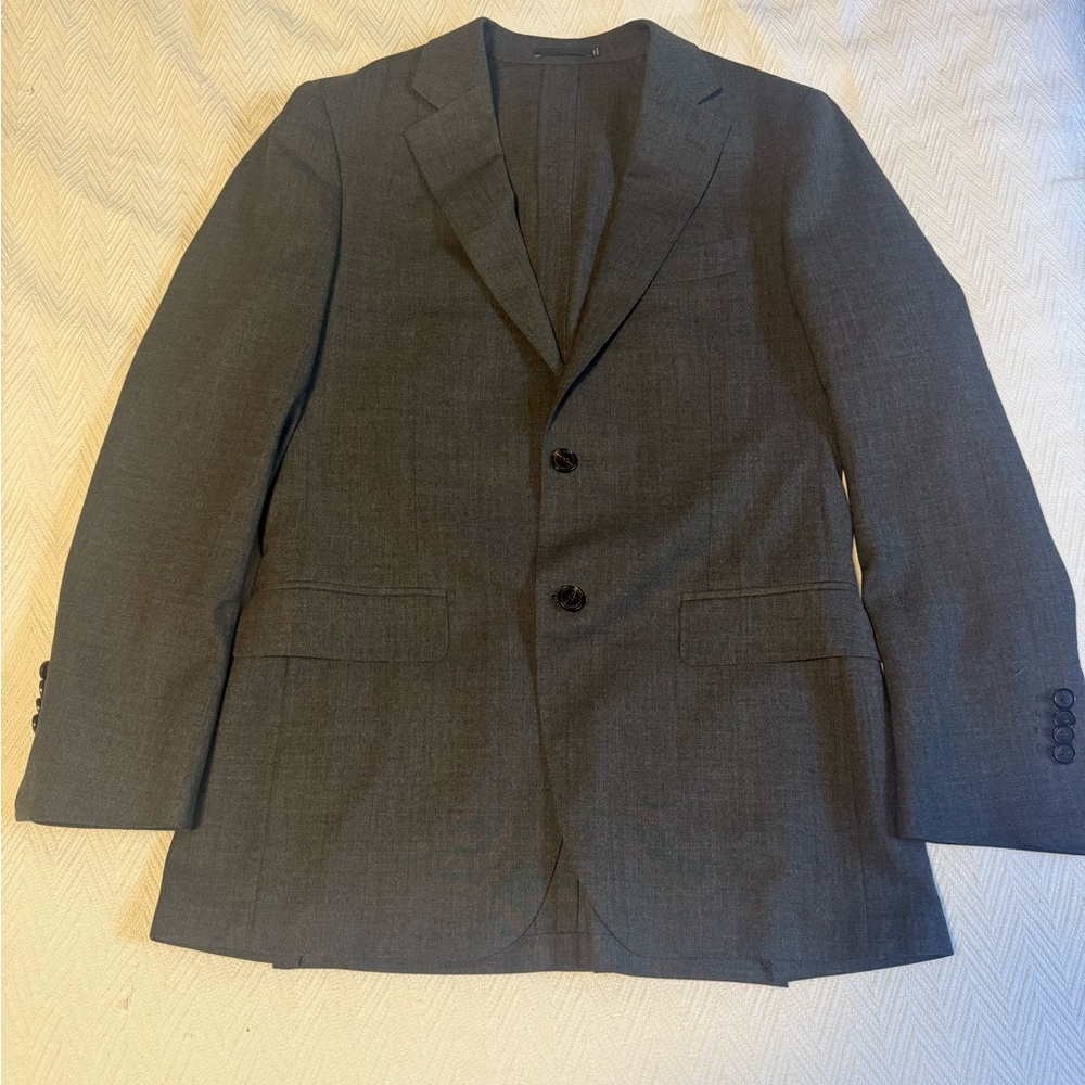 Full Suit - Gorgeous Charcoal Grey SuitSupply Unlined Traveller